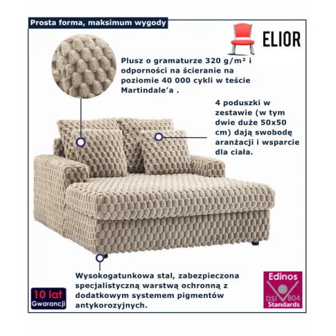 infografika nowoczesnego fotela Naczox