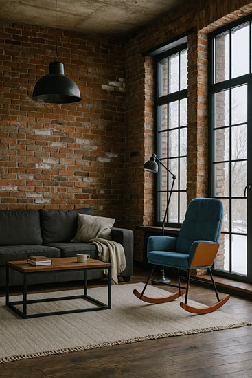 Wizualizacja fotela bujanego Ulli