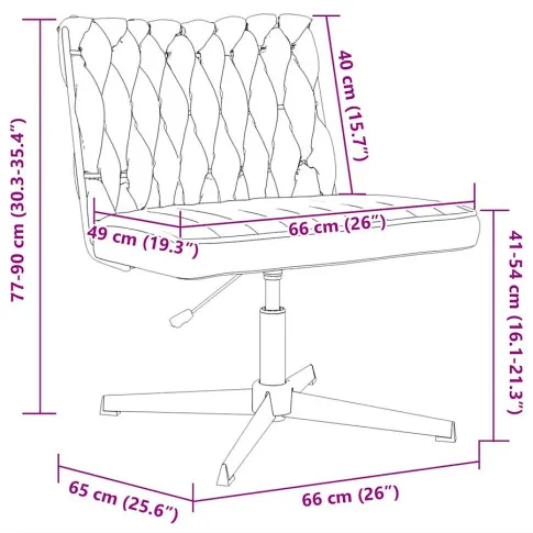 Wymiary fotela beżowego Fury