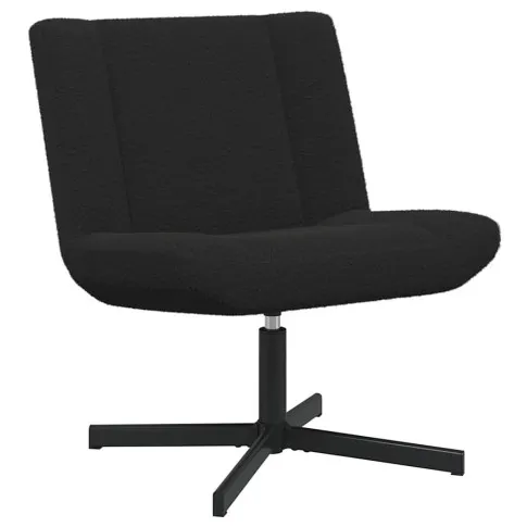 Obrotowy fotel czarny Wirl