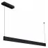 Czarna podłużna lampa wisząca - K611-Segro