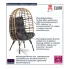 Rattanowy fotel do ogrodu Ravento