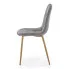 Szare nowoczesne krzesło Envero