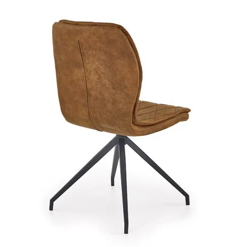 Brązowe obrotowe krzesło Lirvan