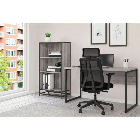 Wizualizacja regału w kolorze szary dąb sonoma Shevo 4X