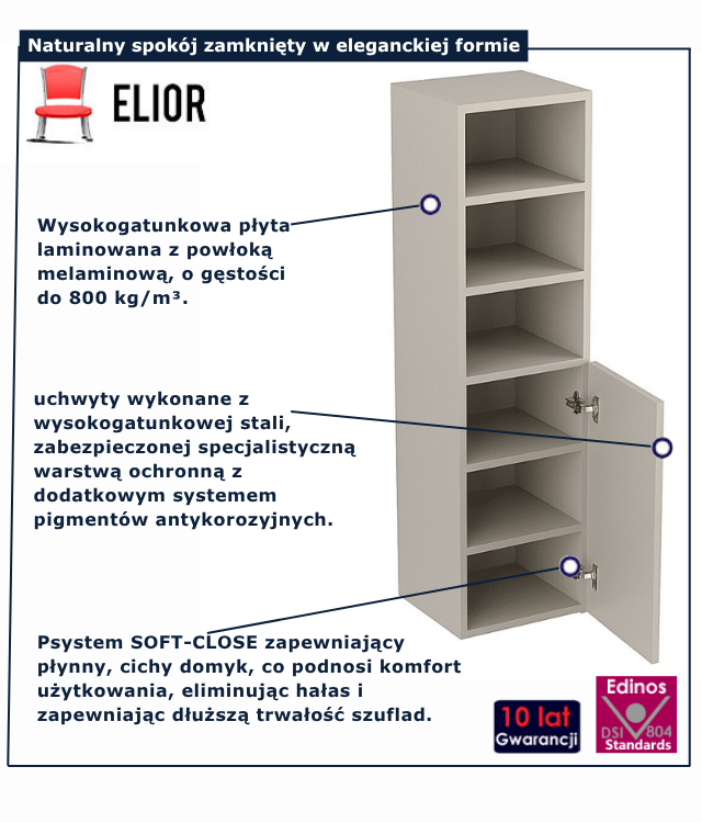 Kaszmirowy wiszący słupek łazienkowy