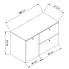 Wymiary szafki pod umywalkę Tavesi 7X
