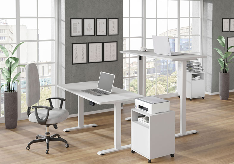 Wizualizacja biurka Nue 4X