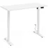 Białe regulowane elektryczne biurko Nue 4X