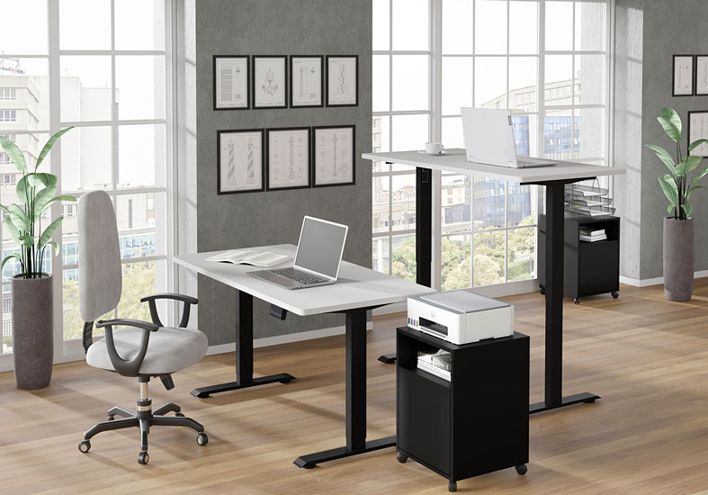 Aranżacja biurka Nue 4X