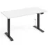 Elektryczne biurko do pracy na stojąco biały + czarny - Nue 4X