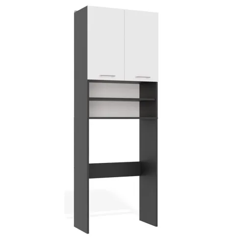 stylowa szafka nad pralke z pólkami