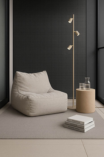 Aranżacja nowoczesnej lampy P006-Orbo