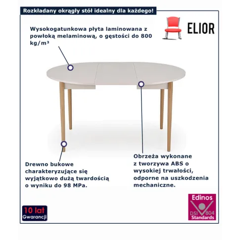  Stół minimalistyczny do salonu Vogo
