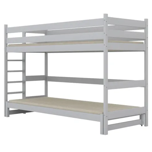 Białe łóżko piętrowe dla rodzeństwa Tifi 4X