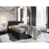 Wizualizacja wnętrza z łóżkiem w kolorze grafitu Cavenio