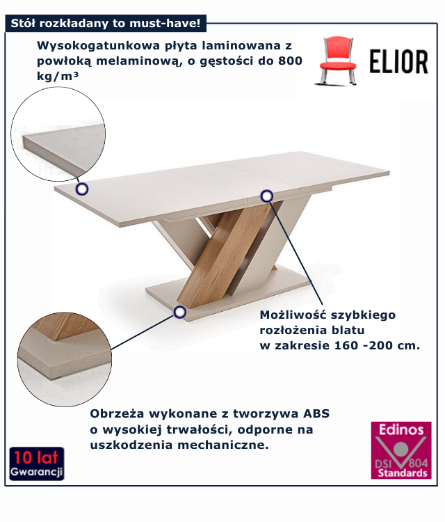 Stół Plyx