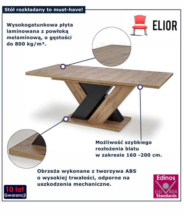 Stół Plyx