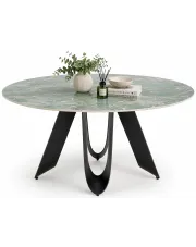 Okrągły nowoczesny stół do salonu - Vulk w sklepie Edinos.pl