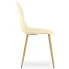 Kremowe krzesło minimalistyczne Exin 3X