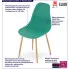 Tanie krzesło kuchenne Exin 3X zielone