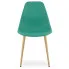 Zielone krzesło do jadalni Exin 3X