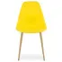 Żółte krzesło do nowoczesnego salonu Exin 3X