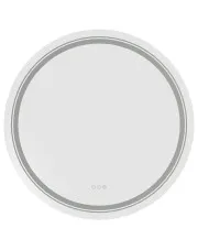 Okrągłe lustro z oświetleniem LED - Piro 3X w sklepie Edinos.pl