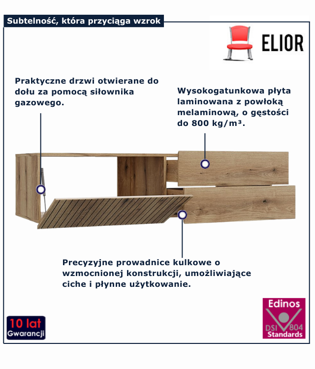 Biała szafka łazienkowa nad pralkę Nemer