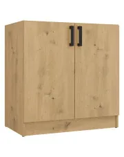 Szafka kuchenna 80 cm dąb artisan - Gerixo w sklepie Edinos.pl