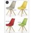 Szczegółowe zdjęcie nr 4 produktu Krzesło skandynawskie Depare - żółte
