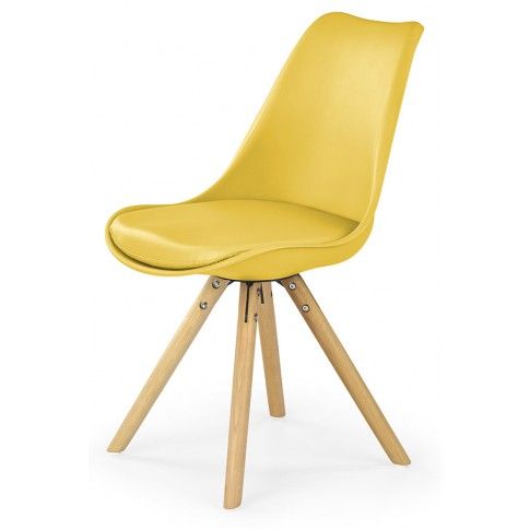 Zdjęcie produktu Krzesło skandynawskie Depare - żółte.
