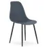 Ciemnoszare krzesło nowoczesne do stołu Exin 4X