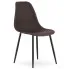 Brązowe krzesło do stołu nowoczesnego Exin 4X