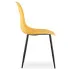 Musztardowe krzesło do salonu Exin 4X