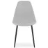 Szare krzesło plastikowe kuchenne Exin 4X