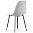 Szare krzesło plastikowe Exin 4X