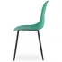 Zielone plastikowe krzesło Exin 4X