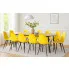 Jadalnia z żółtym krzesłem Exin 4X