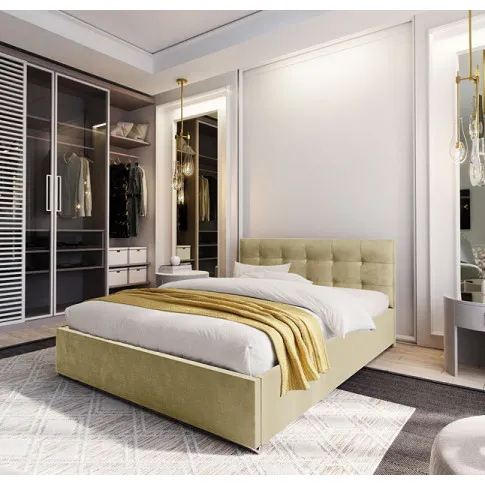 Wizualizacja wnętrza z łóżkiem Solviero