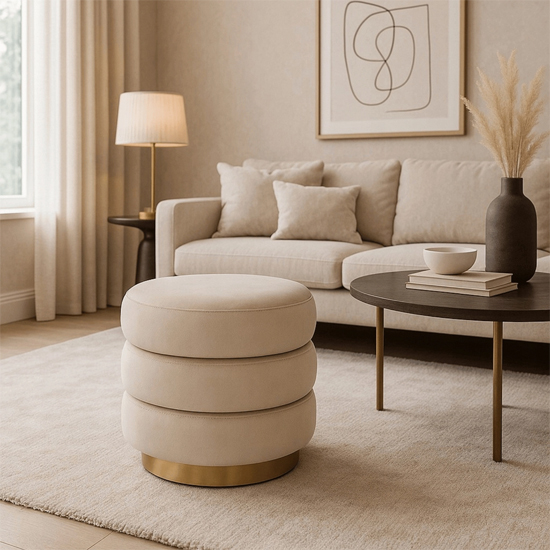 wizualizacja pufy do salonu 