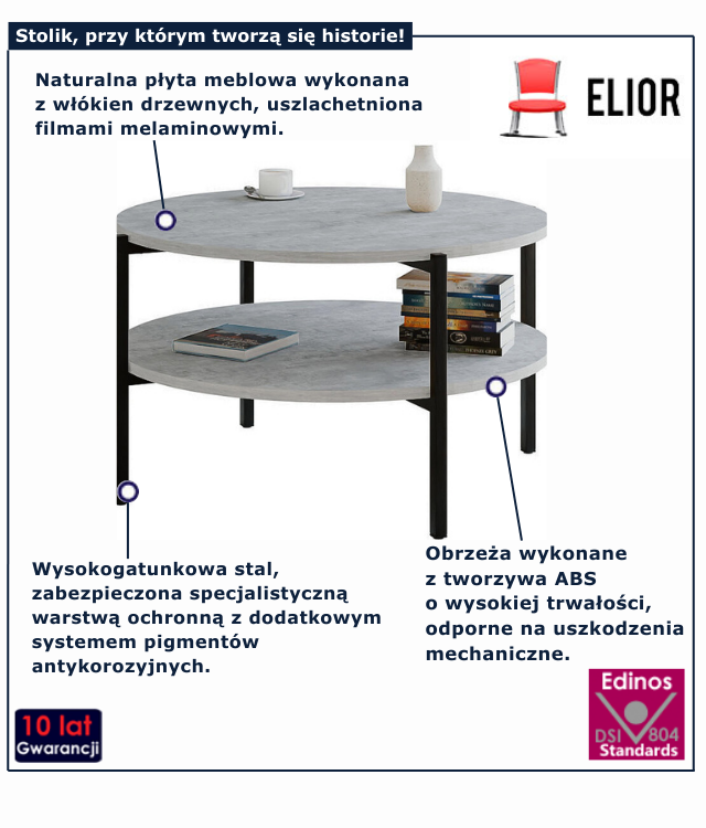 Stolik kawowy Fablle 4X