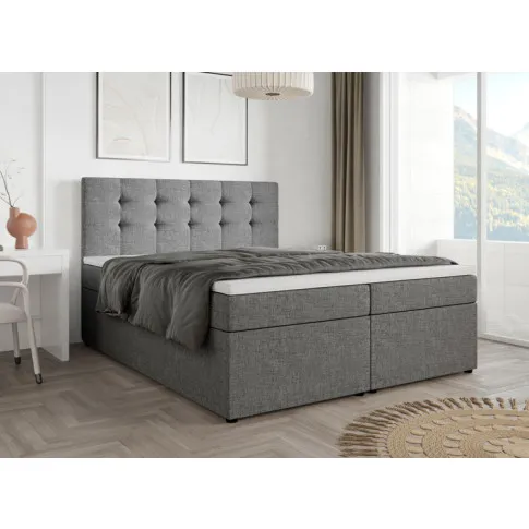 Sypialnia z wysokim łóżkiem kontynentalnym Riella 4X