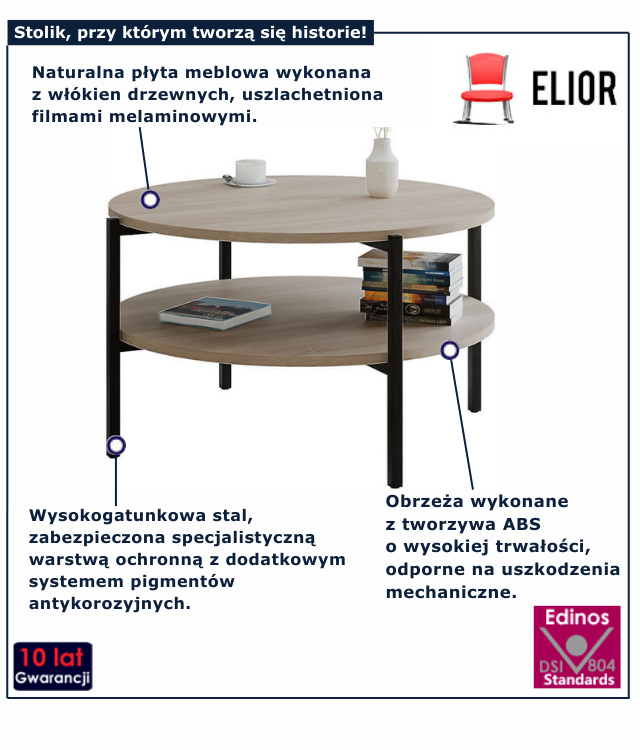 Stolik kawowy Fablle 4X