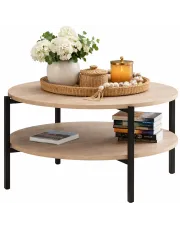 Stolik kawowy dąb sonoma - Fablle 4X w sklepie Edinos.pl