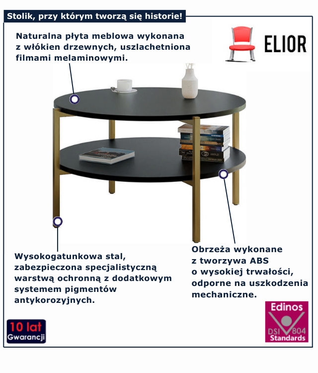 Stolik kawowy Fablle 5X