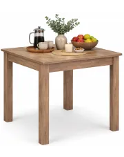 Mały kwadratowy stół dąb artisan 80x80 cm - Jownia w sklepie Edinos.pl