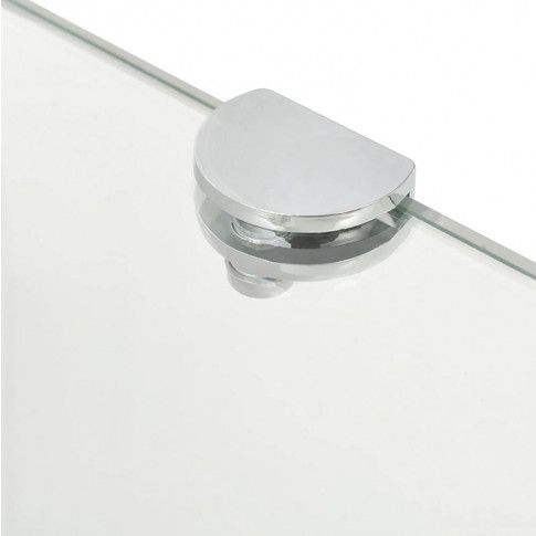 Szczegółowe zdjęcie nr 6 produktu Półka narożna ze szkła hartowanego Gaja 3X