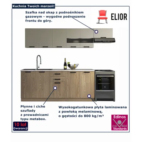 Kuchenne meble cremona +  kaszmir Urbi