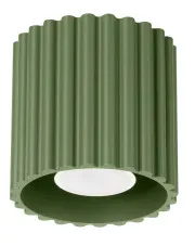 Oliwkowa lampa sufitowa w loftowym stylu - M144 - Malana w sklepie Edinos.pl